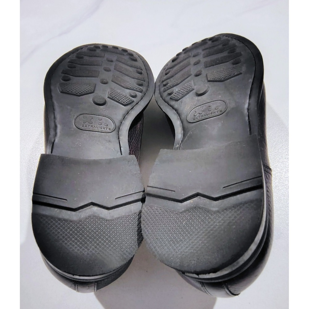 Magnanni Mens Monk Strap Dress Shoes 9.5M Dark Gray Burnished Leather Extralight - Picture 14 of 15